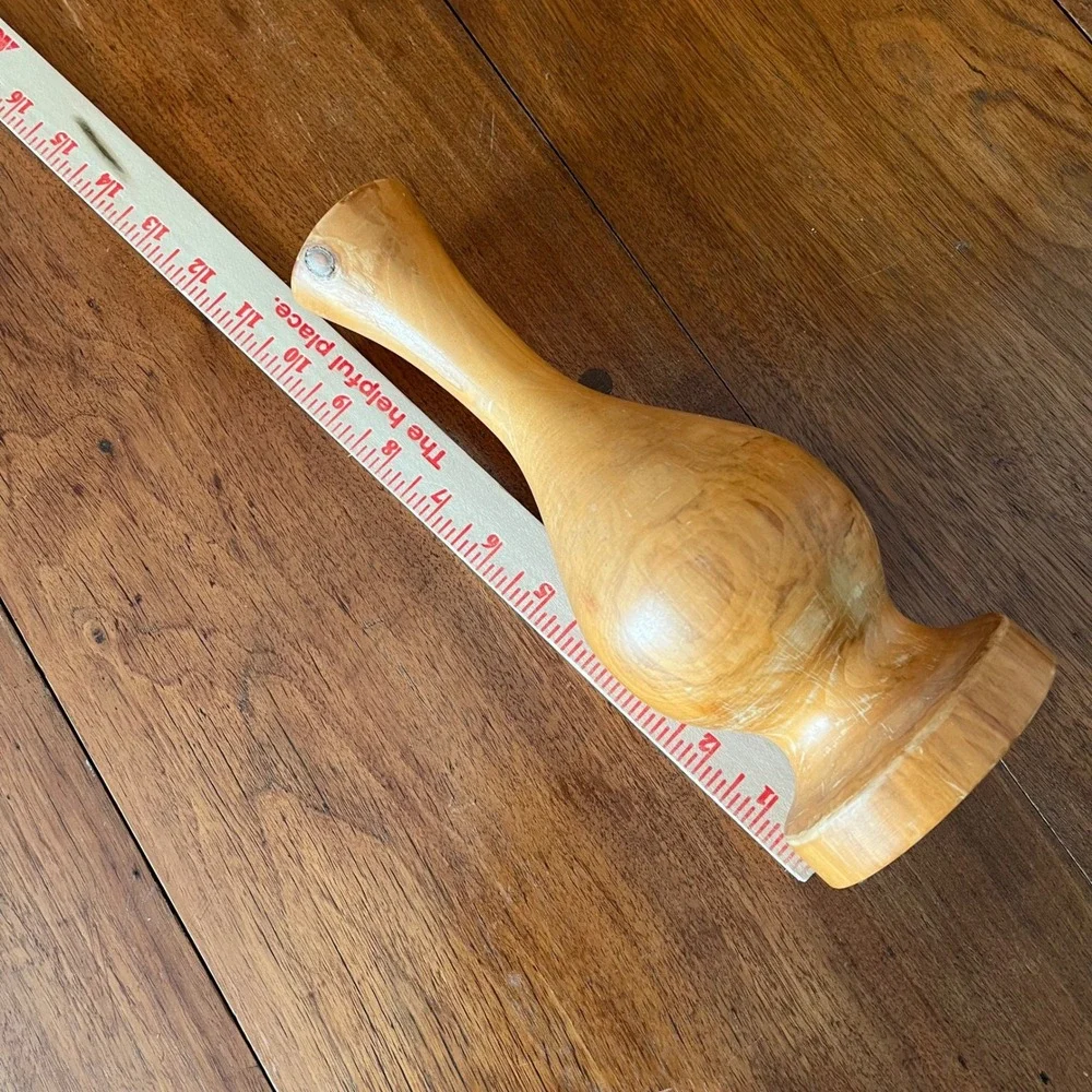 Vintage Aspen Wood Bud Vase How's Your Aspen Colorado MCM Hand Turned Decor